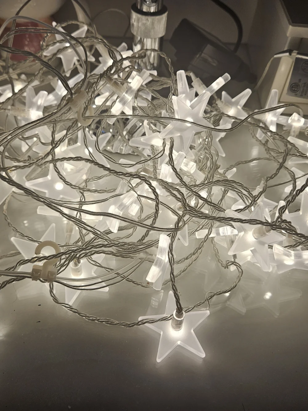 IKEA White Star String Lights